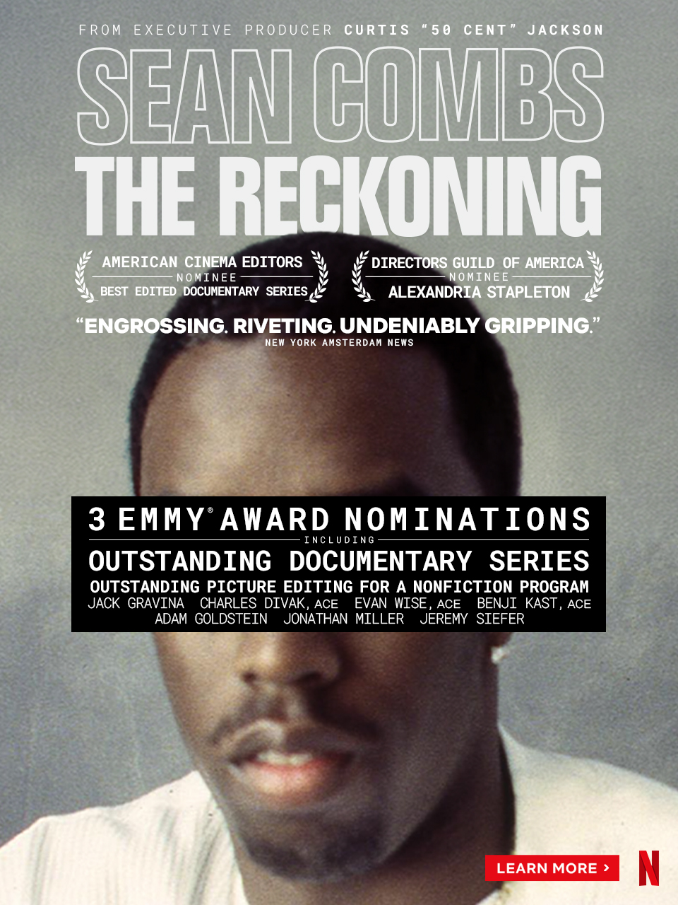 Q&Awards: SEAN COMBS: THE RECKONING Emmy Q&A